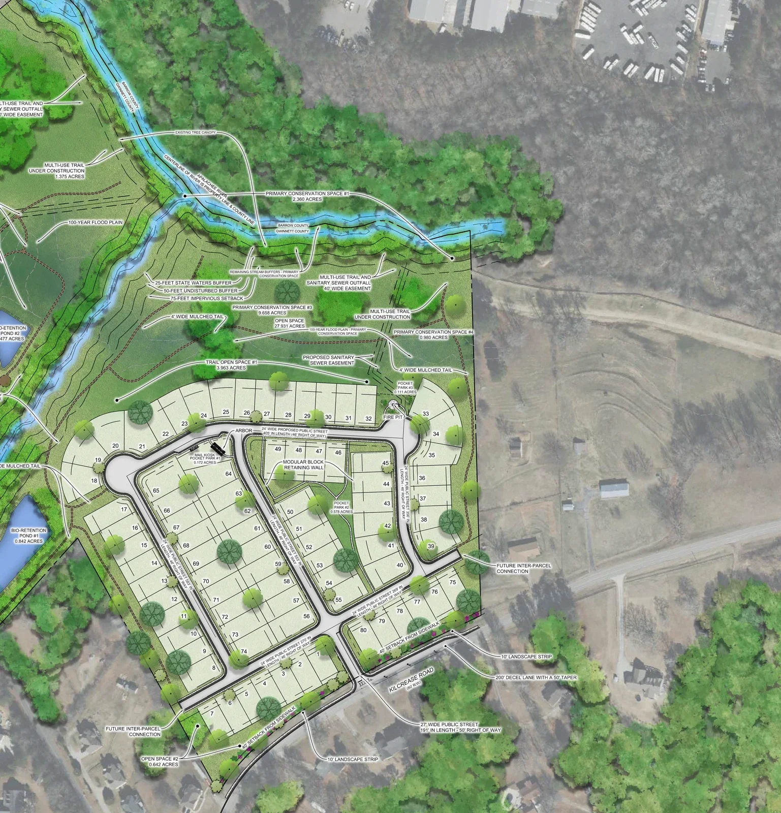 Site plan for Somerset at Kilcrease