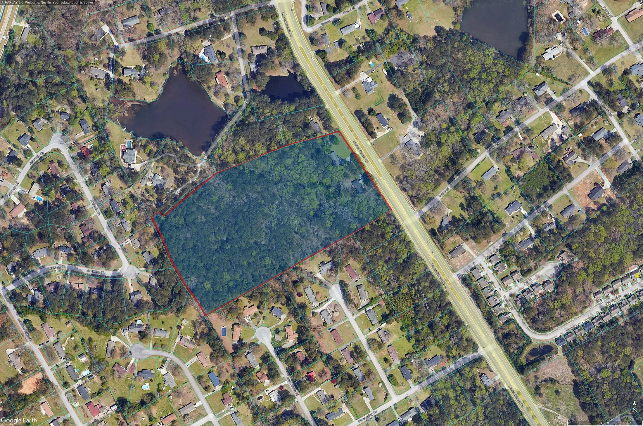 Aerial view of Somerset at Lenora