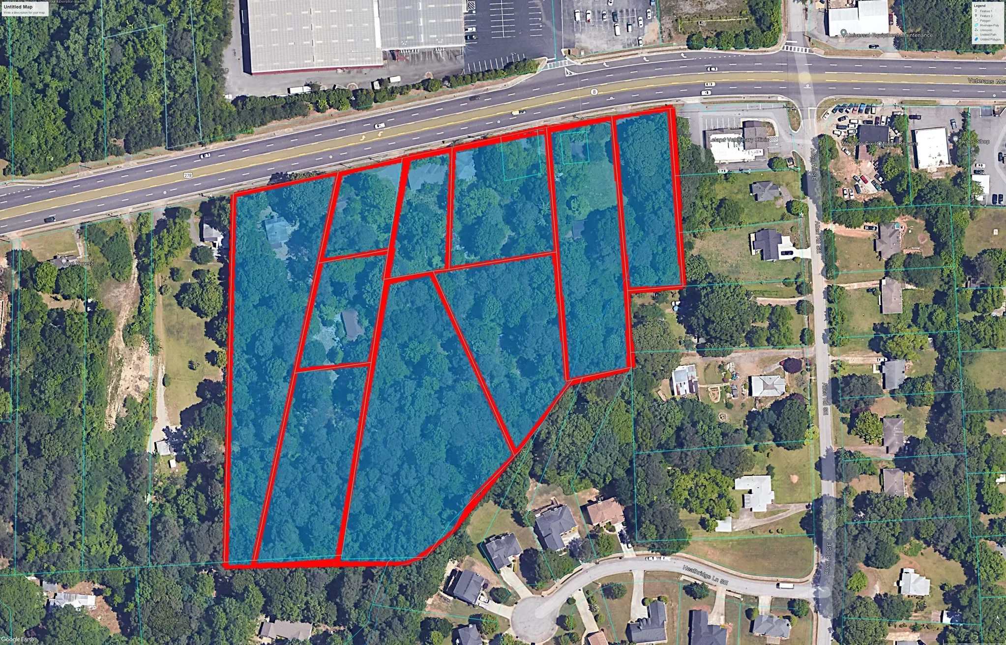 Aerial view of Somerset at Veterans