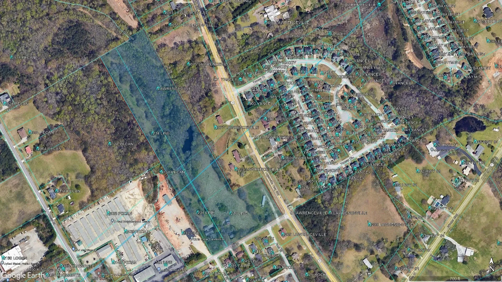 Aerial view of Somerset at Walton