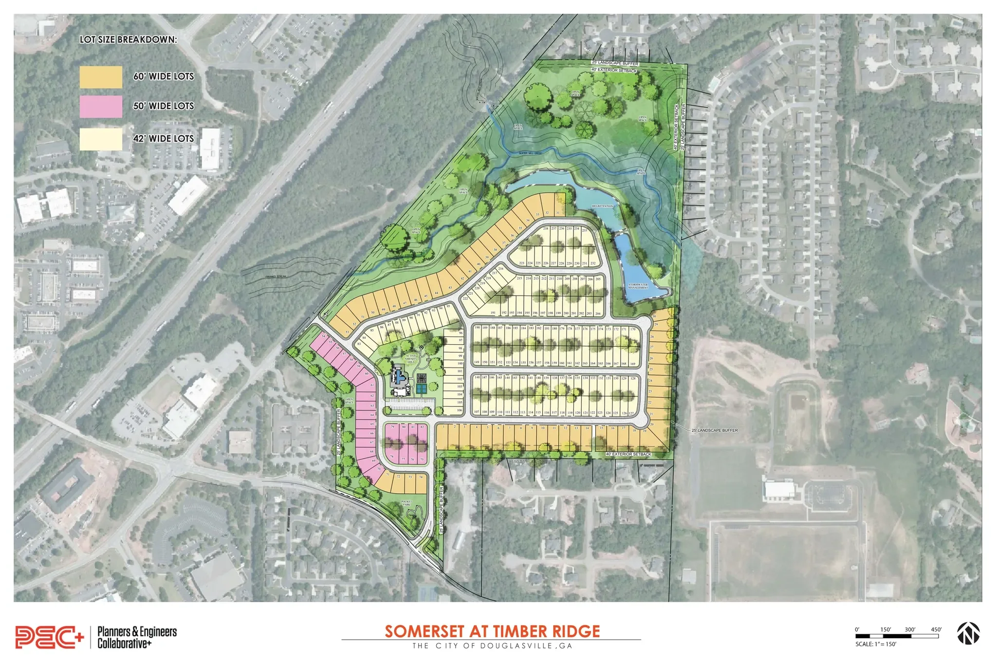 Site plan for Timber Ridge